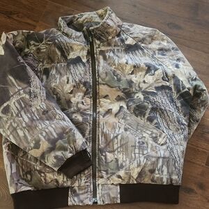 Mossy Oak Men's Camouflage/Brown Reversible Jacket